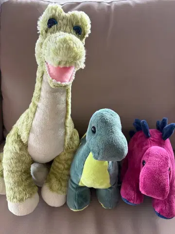 공룡 봉제 인형 3개 세트