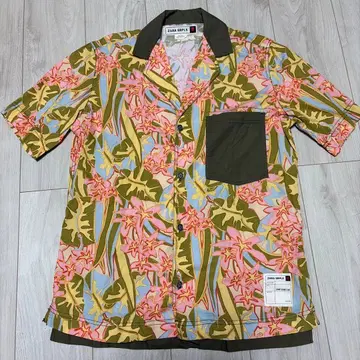 ZARA SRPLS 보태니컬 무늬 반팔 셔츠