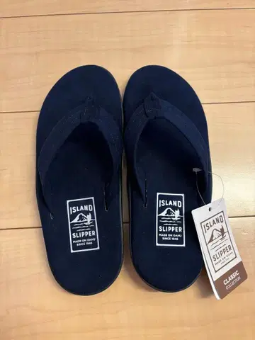 ISLAND SLIPPER 아일랜드 슬리퍼 샌들 네이비 사이즈 9