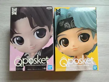 BTS TinyTAN Q posket SUGA 피규어 2종 세트