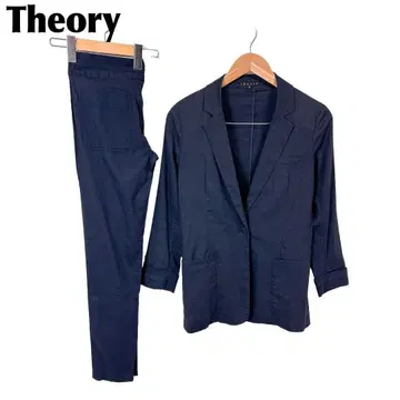 theory 마 혼방 팬츠 셋업 수트 캐주얼 0 다크 네이비