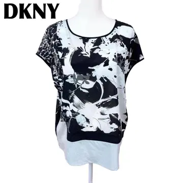 [새상품급] DKNY 다나카란 뉴욕 실크 티셔츠 블라우스