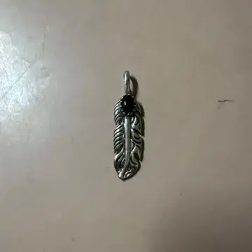 페더 모티브 펜던트 탑 실버