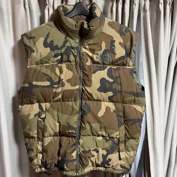THE NORTH FACE 다운 베스트 카모플라쥬 XXL