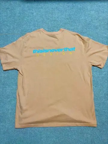 thisisneverthat T셔츠 살몬 핑크