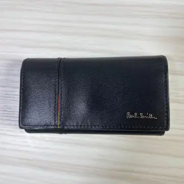 새상품급! Paul Smith 블랙 가죽 키케이스 폴스미스