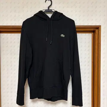 라코스테 블랙 후드티 men's S 사이즈