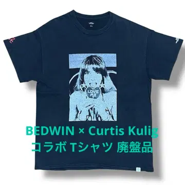 BEDWIN x Curtis Kulig 콜라보 티셔츠 소매 프린트 단종품
