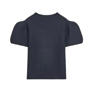 zara 퍼프 슬리브 니트 네이비