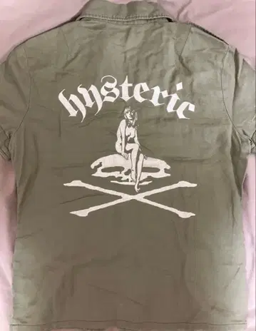 HYSTERIC GLAMOUR 워크 셔츠 카키