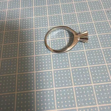 플라티나 다이아몬드 반지 0.37ct