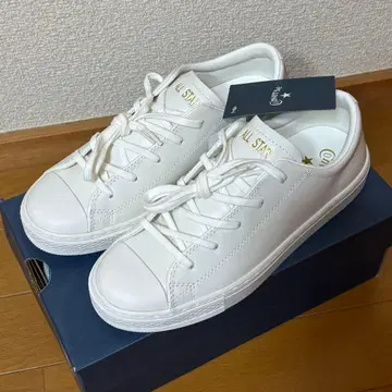 미사용 새상품 컨버스 가죽 올스타 쿠페 JPN 22cm