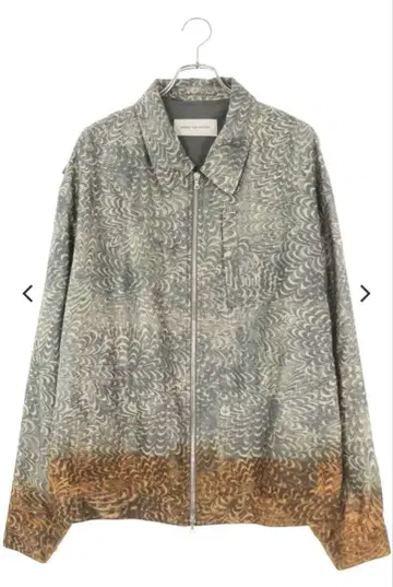 DRIES VAN NOTEN 25SS 올 패턴 블루종 자켓