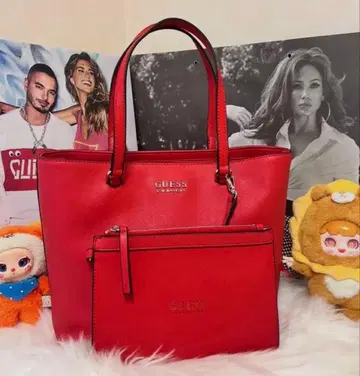 July Sale 2n1 GUESS 토트백 레드