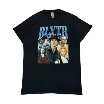 톰 블라이스 프린트T셔츠 S 블랙