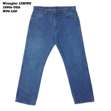 Wrangler 13MWZ DENIM PANTS USA 1990s W36