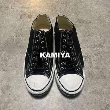 KAMIYA Joey Vulcanited Sneakers Black 42