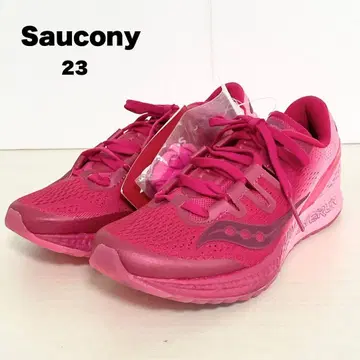 [ 미사용품 ] Saucony EVERUN 러닝화 통굽 핑크 36