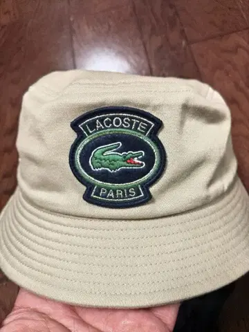 LACOSTE PARIS 햇 버킷햇 베이지 58