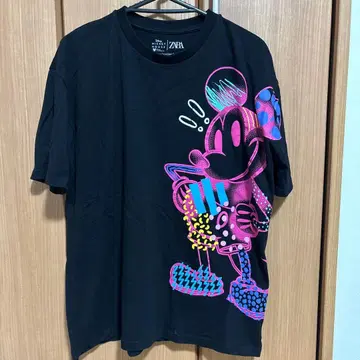 ZARA Disney 미키 마우스 티셔츠 L
