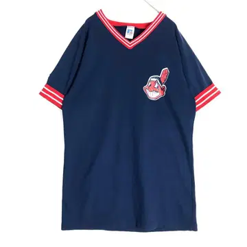 3338 USA제 MLB 베이스볼 셔츠 유니폼 야구 네이비