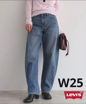 [컨디션 최상] 리바이스 SLOBE 별주 배기 데님 W25