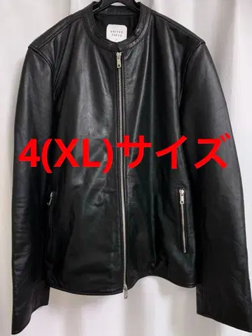레어 4(XL) UNITED TOKYO 양가죽 램 가죽 싱글 라이더