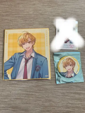 HoneyWorks POP UP 세리자와 레오 색지 캔뱃지