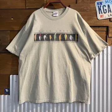Hanes Rock Creek 루어 프린트 티셔츠 XL