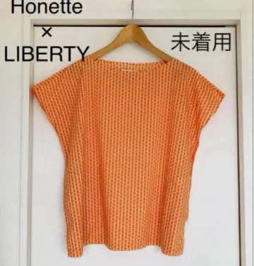 미착용 Honnete 오넷 리버티 프린트 블라우스 조나단