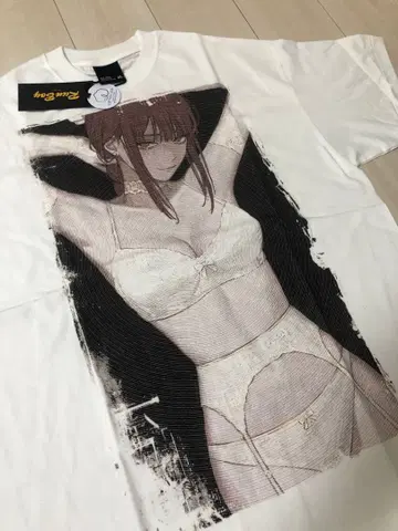 체인소 맨 tee XL 셔츠 마키마 화이트 MAKIMA