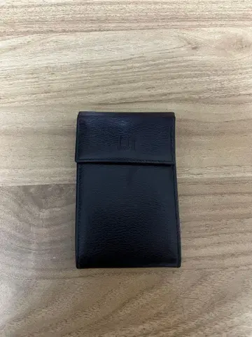 dunhill 명함지갑 카드 케이스 가죽 블랙
