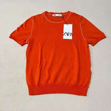 한정 가격 ZARA 반팔 니트