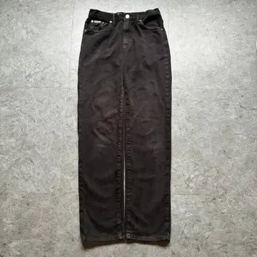 90s Calvin Klein 블랙 데님 팬츠 멕시코제