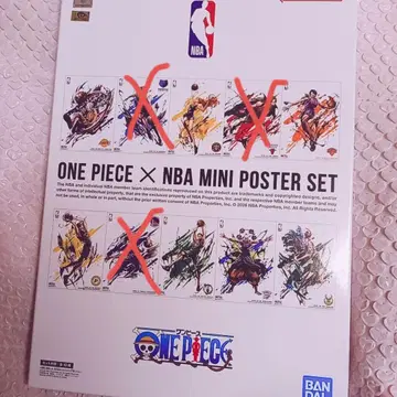 ONEPIECE NBA 콜라보 미니 포스터 묶음 판매