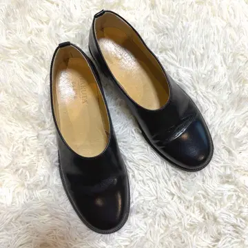 새상품급 CLANE HARUTA 플랫 슈즈 36 블랙 로퍼