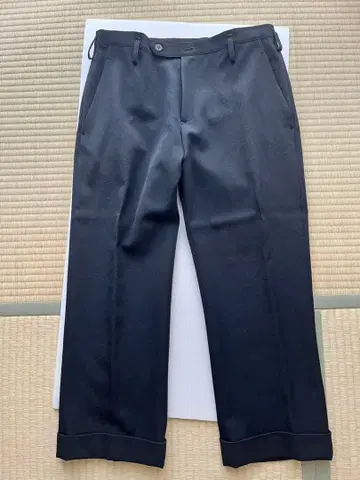Y's 와이즈 울 슬랙스 와이드 팬츠 블랙 3