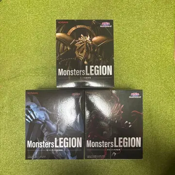 유희왕 Monsters LEGION 삼환신 피규어 3종 세트