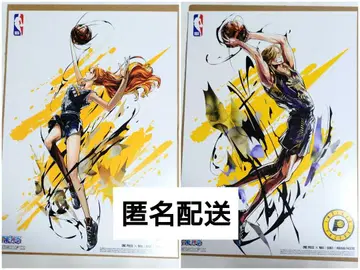 원피스 NBA 콜라보 B4 미니 포스터 상디 나미 세트