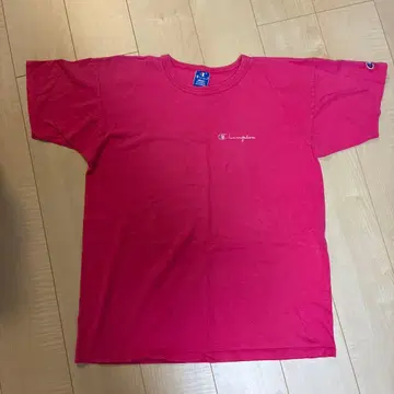 챔피온 90s 파랑 자수 택 티셔츠