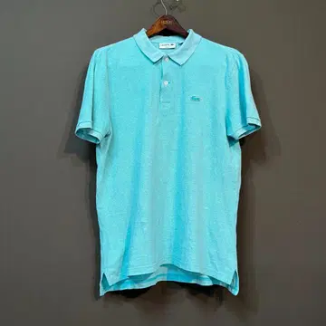 [새상품급] LACOSTE 라코스테 슬림핏 피케 셔츠 라이트 블루
