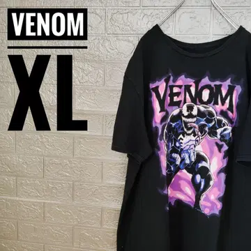 베놈 VENOM 마블 MARVEL 구제 의류 T셔츠 블랙 XL 베놈