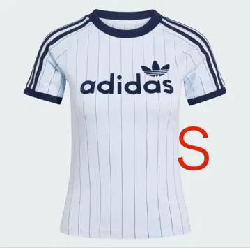adidas 리니어 칼리 그래픽 T셔츠 블루 아디다스 S사이즈