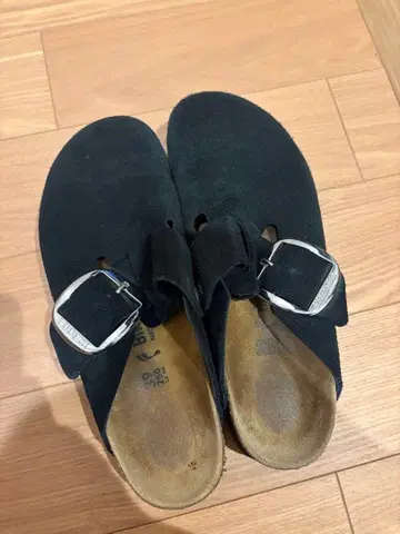 버켄스탁 39 보스턴 빅 버클 블랙
