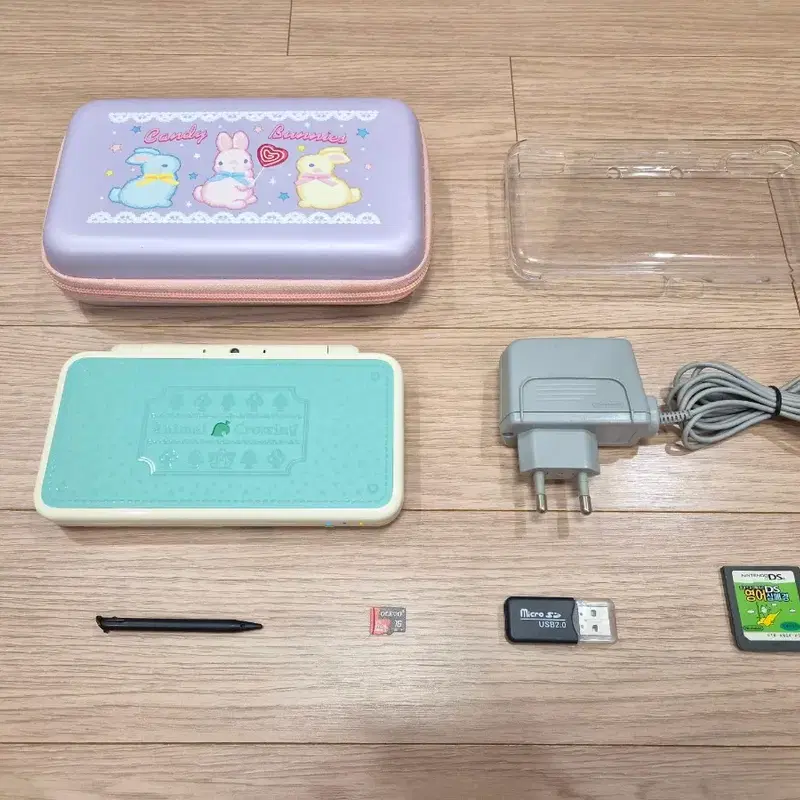 닌텐도2dsxl 튀동숲에디션 한글판 + 게임