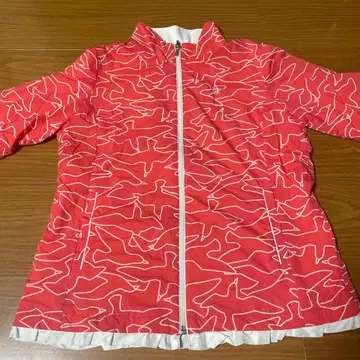 Munsingwear 펭귄 패턴 집업 자켓 리버서블 M