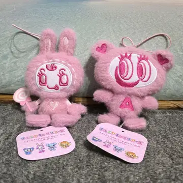 나루미야 캐릭터즈 복슬복슬 마스코트 봉제 인형 SAKURA 2체 세트
