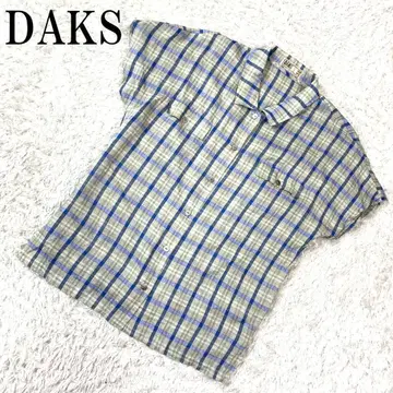 DAKS 닥스 린넨 셔츠 그레이 체크 9 B992