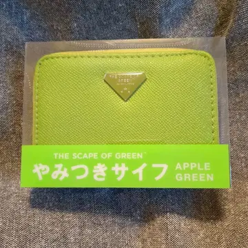 미세스 팬에게 THE SCAPE OF GREEN 중독성 지갑 애플 그린