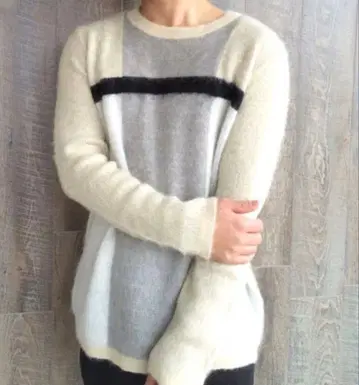 nonnative 크루넥 모헤어 니트